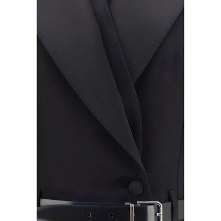 Dolce & Gabbana Black Wool Jacket