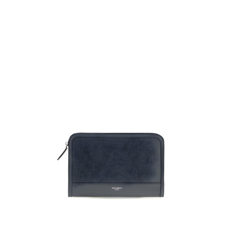 Dolce & Gabbana Blue Leather Wallet