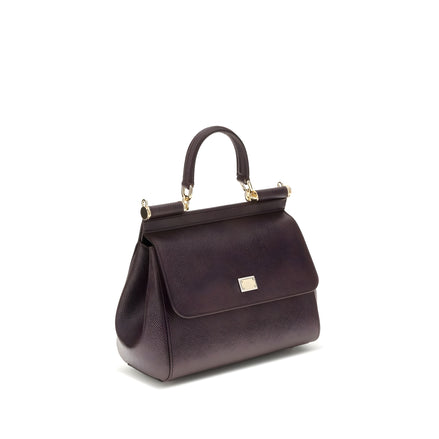Dolce & Gabbana Brown Leather Shoulder Bag
