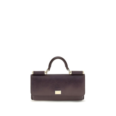 Dolce & Gabbana Brown Leather Shoulder Bag