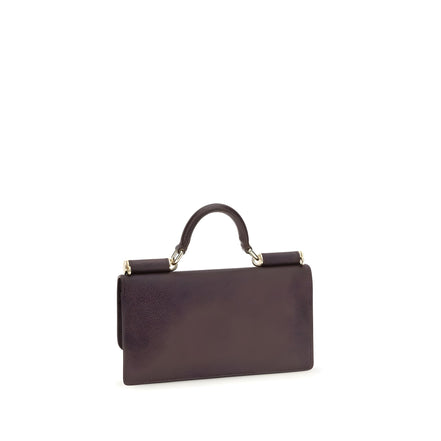 Dolce & Gabbana Brown Leather Shoulder Bag