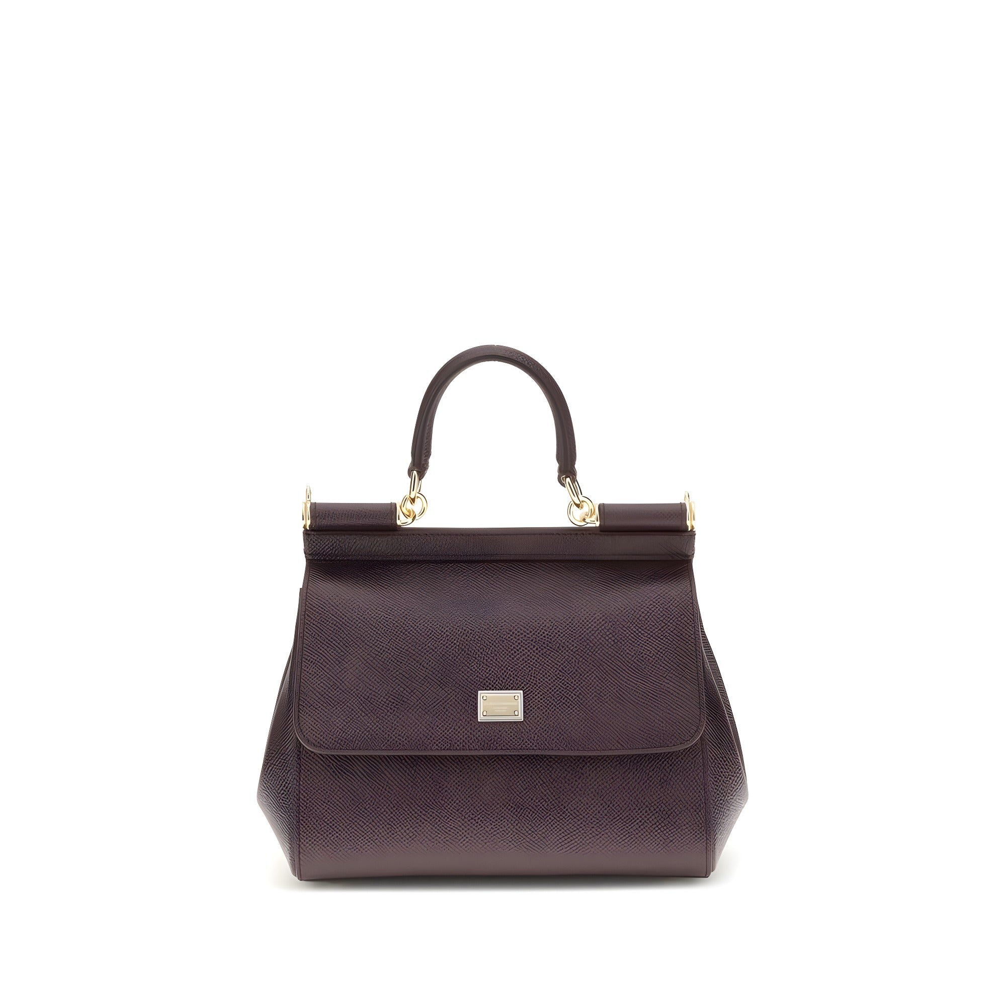 Dolce & Gabbana Brown Leather Shoulder Bag