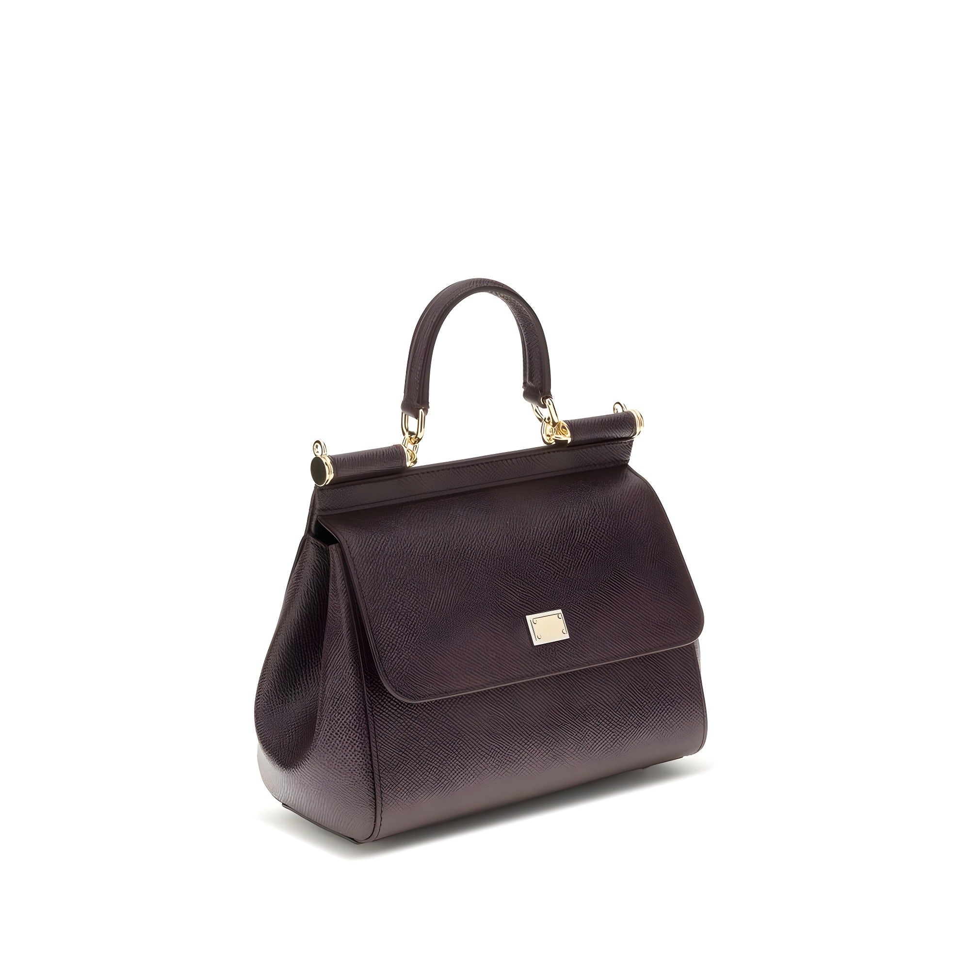 Dolce & Gabbana Brown Leather Shoulder Bag