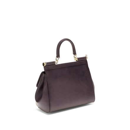 Dolce & Gabbana Brown Leather Shoulder Bag