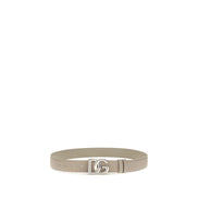 Dolce & Gabbana Gray Calf Leather Regular Belt
