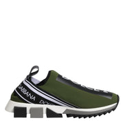 Dolce & Gabbana Green Logo Low Top Sorrento Sneakers