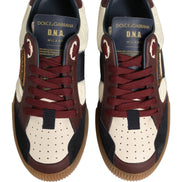 Dolce & Gabbana Multicolor Leather MIAMI Low Top Sneakers
