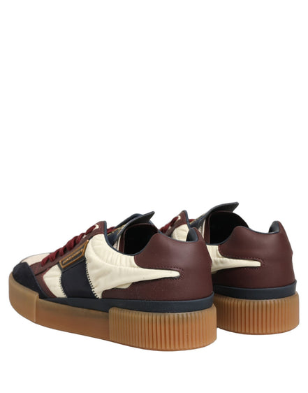 Dolce & Gabbana Multicolor Leather MIAMI Low Top Sneakers