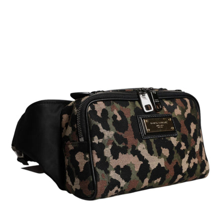 Dolce & Gabbana Multicolor Leopard DG Logo Belt Bag