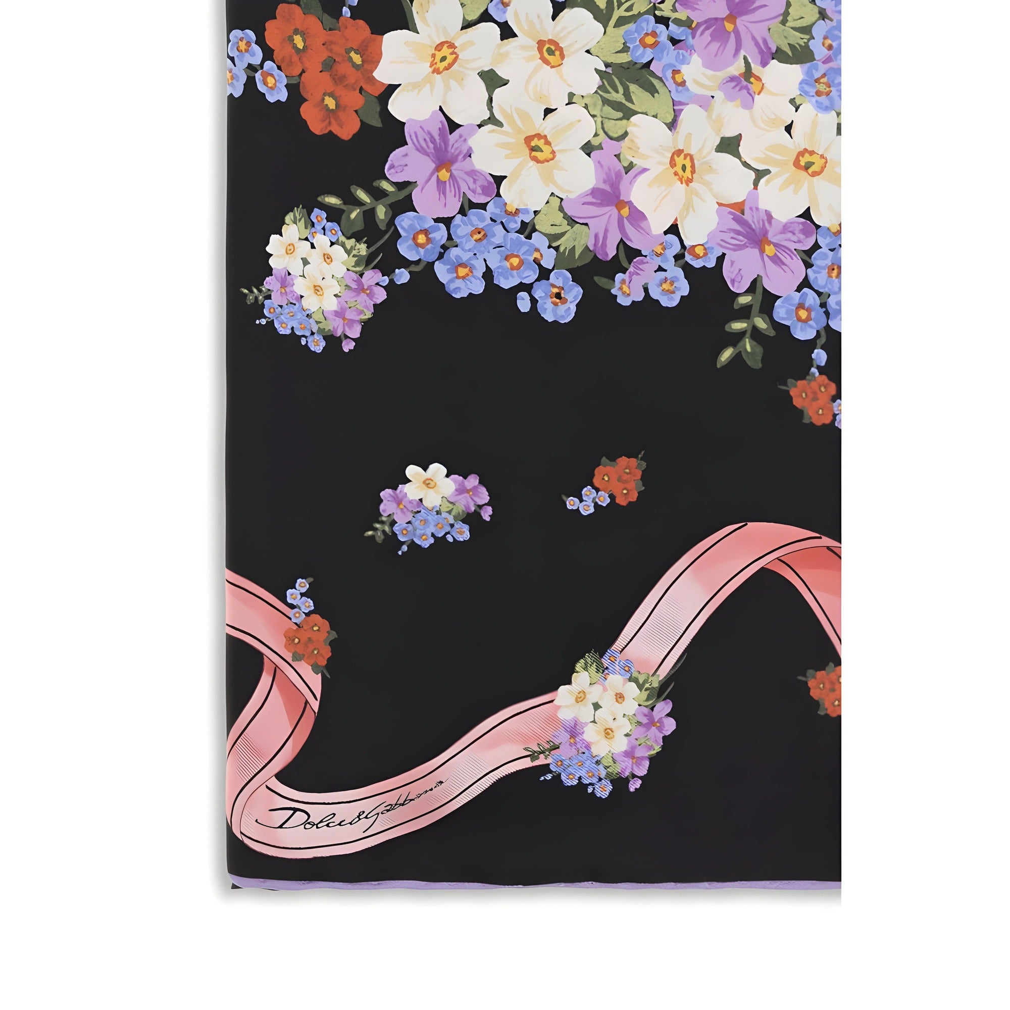 Dolce & Gabbana Multicolor Silk Scarf