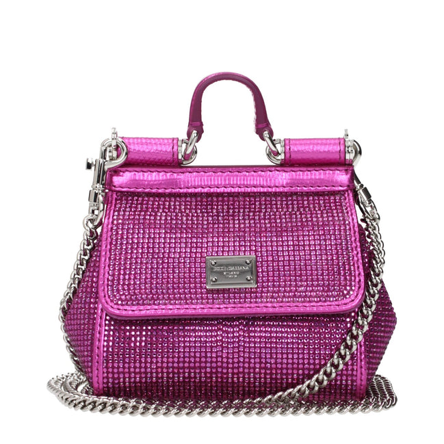Dolce & Gabbana Pink Satin Handbag