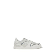 Dolce & Gabbana White Calf Leather Low Top Sneakers