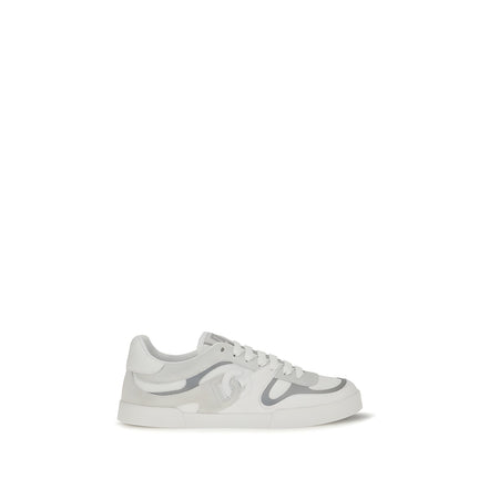 Dolce & Gabbana White Calf Leather Low Top Sneakers