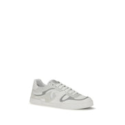 Dolce & Gabbana White Calf Leather Low Top Sneakers