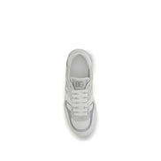 Dolce & Gabbana White Calf Leather Low Top Sneakers