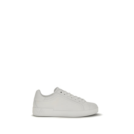 Dolce & Gabbana White Low Top Sneakers