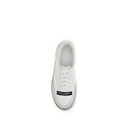 Dolce & Gabbana White Cotton Low Top Sneakers