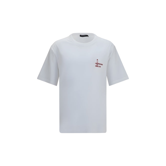 Dolce & Gabbana White Cotton T-Shirt