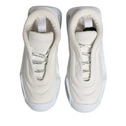 Dolce & Gabbana White Slip On Wave Low Top Sneakers