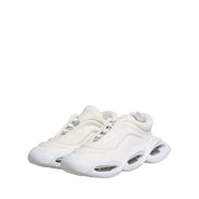 Dolce & Gabbana White Slip On Wave Low Top Sneakers