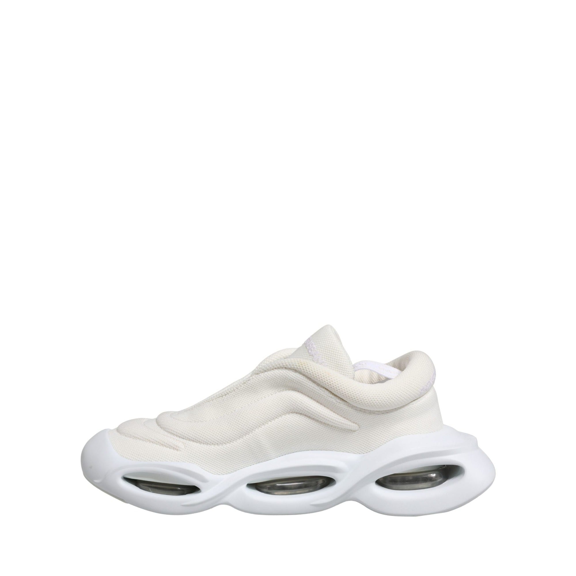 Dolce & Gabbana White Slip On Wave Low Top Sneakers