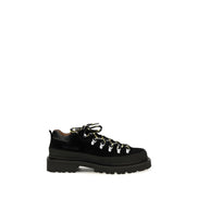 Dsquared² Black Leather Athletic Sneakers