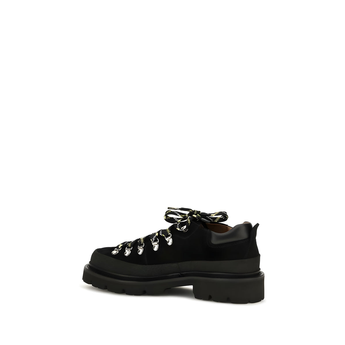 Dsquared² Black Leather Athletic Sneakers