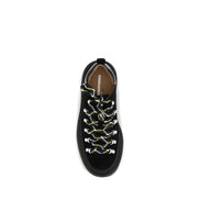 Dsquared² Black Leather Athletic Sneakers