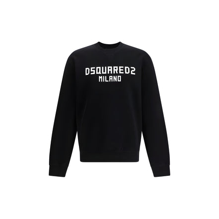 Dsquared² Black Cotton Sweatshirt
