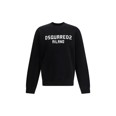 Dsquared² Black Cotton Sweatshirt
