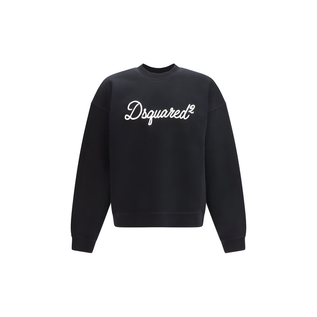 Dsquared² Black Cotton Sweatshirt
