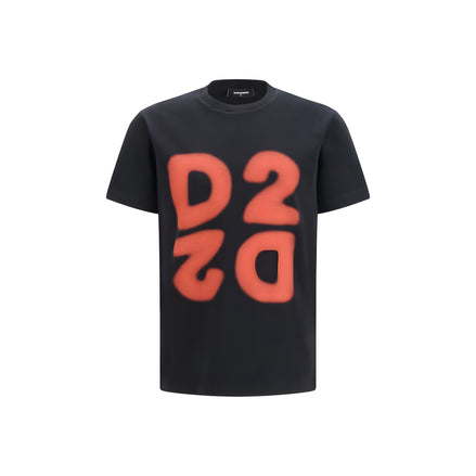 Dsquared² Black Cotton T-Shirt