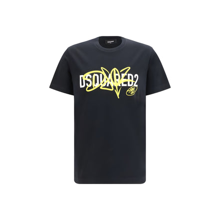Dsquared² Black Cotton T-Shirt