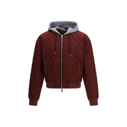Dsquared² Bordeaux Fabric Bomber Jacket