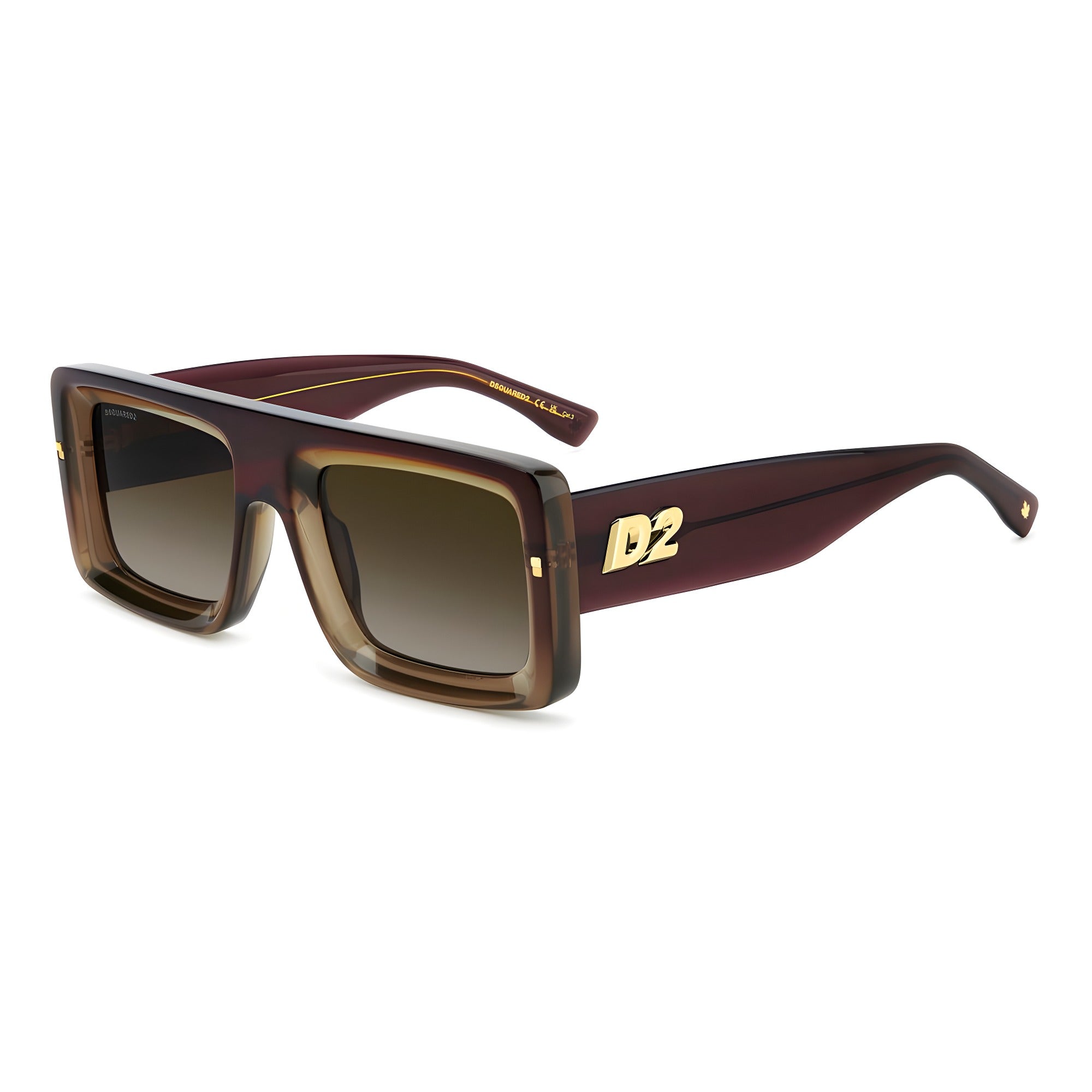 Dsquared² Brown Acetate Sunglasses