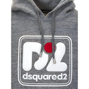 Dsquared² Grey Cotton Sweatshirt