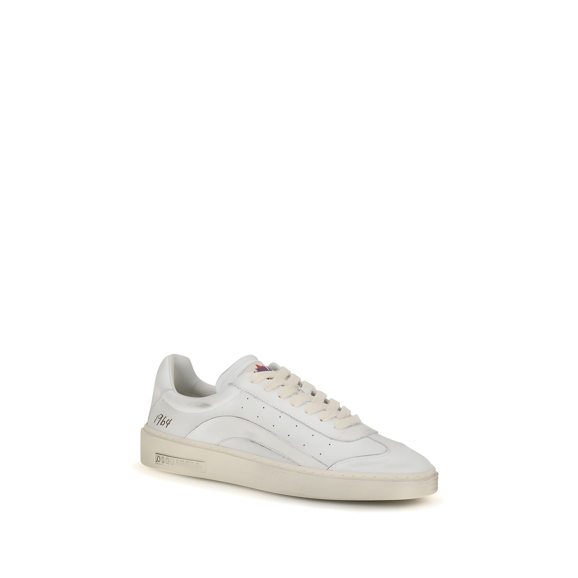 Dsquared² White Low Top Sneakers