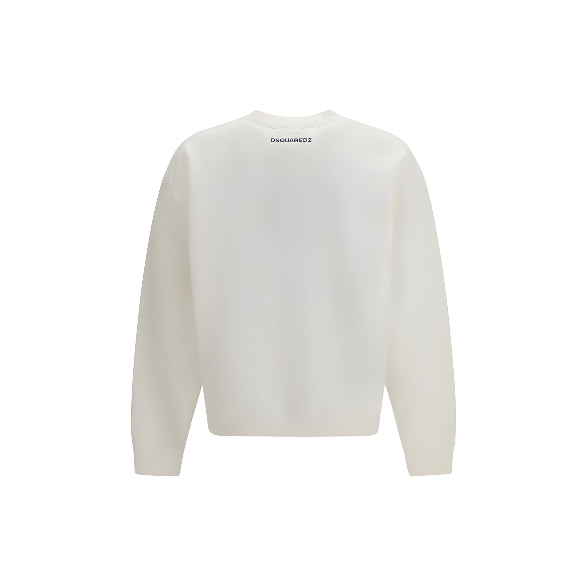 Dsquared² White Cotton Sweatshirt