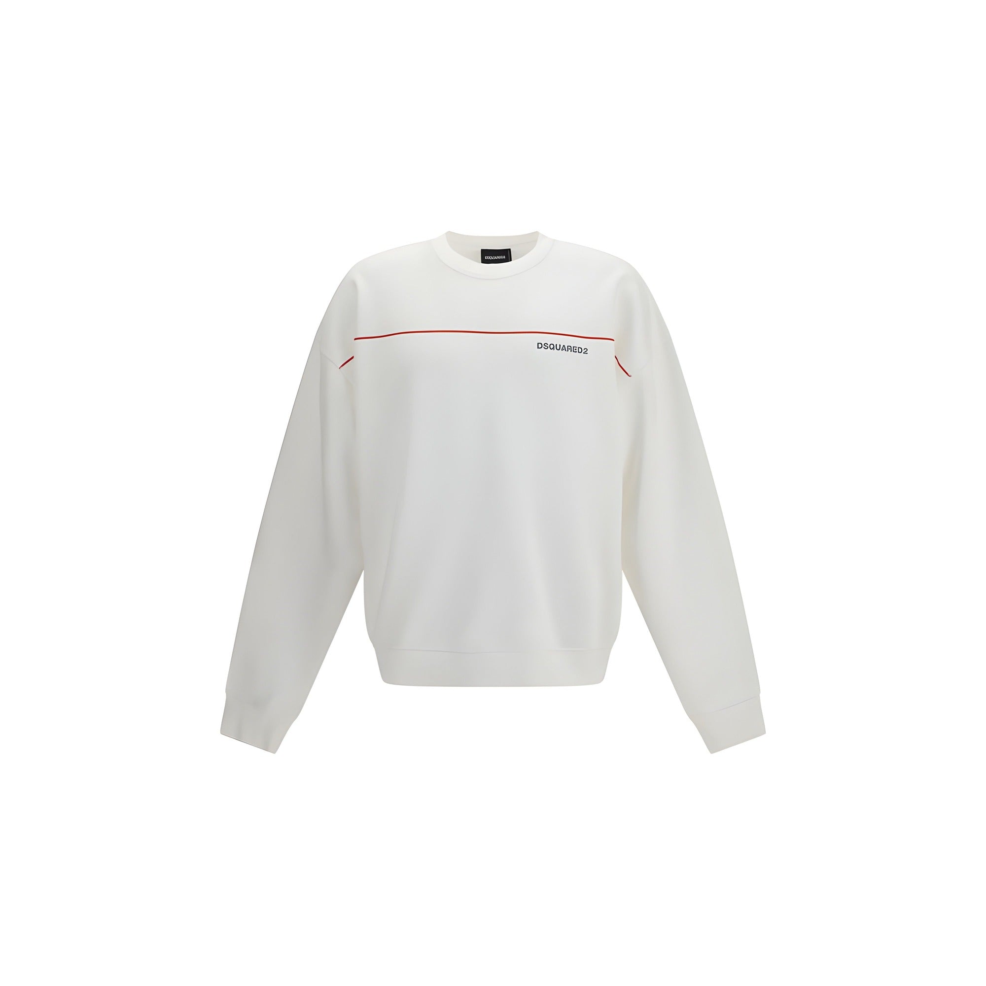Dsquared² White Cotton Sweatshirt