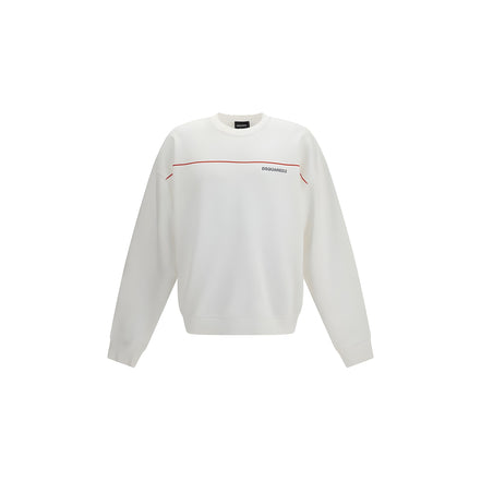Dsquared² White Cotton Sweatshirt