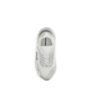 Dsquared² White Polyester Athletic Sneakers