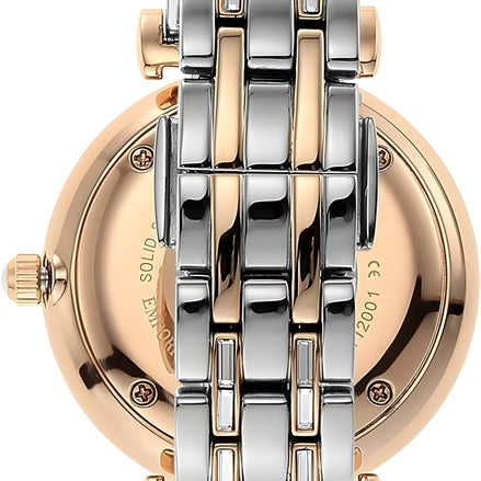 Emporio Armani Silver Steel Quartz Watch
