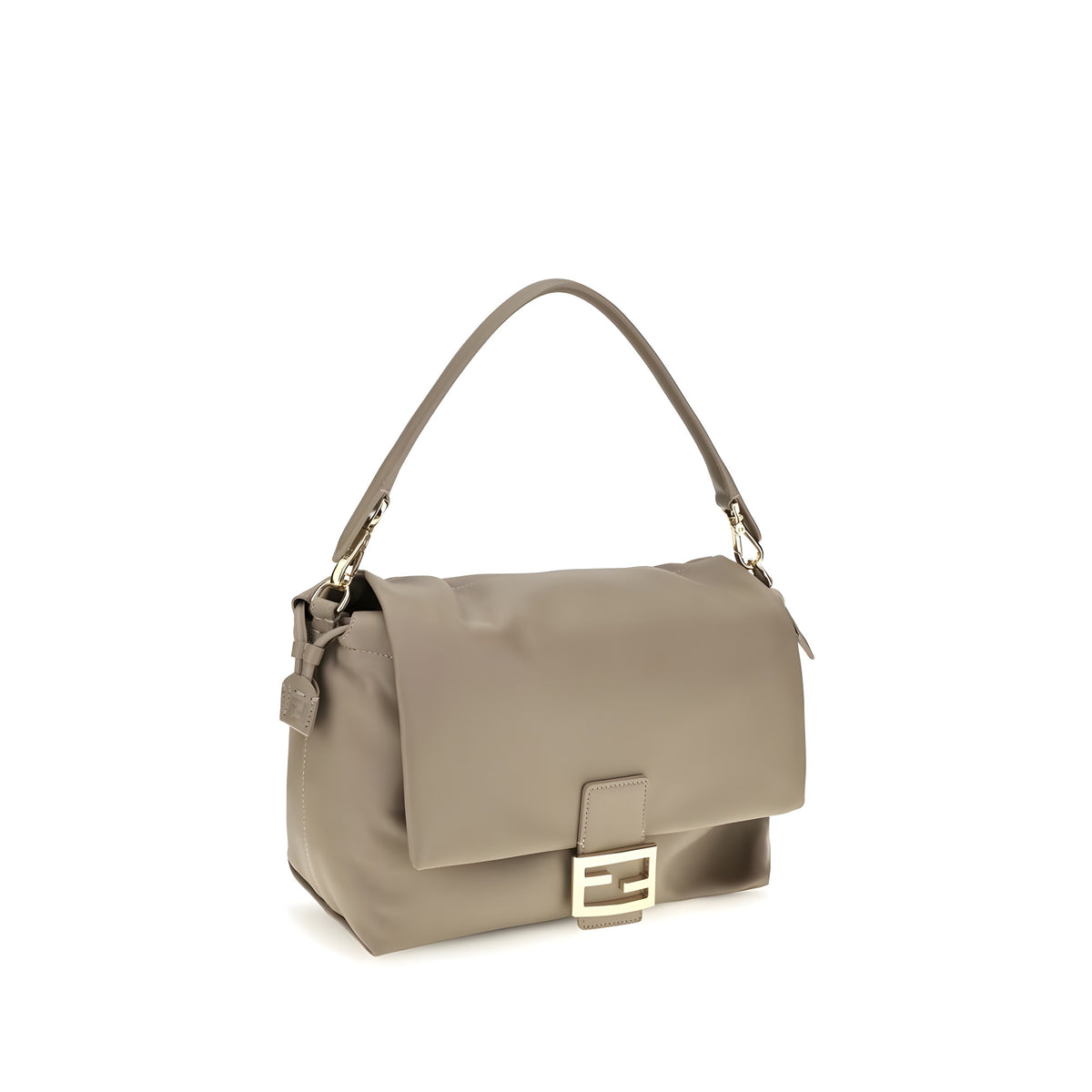 Fendi Beige Leather Shoulder Bag
