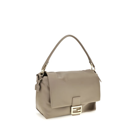 Fendi Beige Leather Shoulder Bag