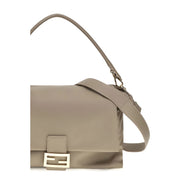 Fendi Beige Leather Shoulder Bag