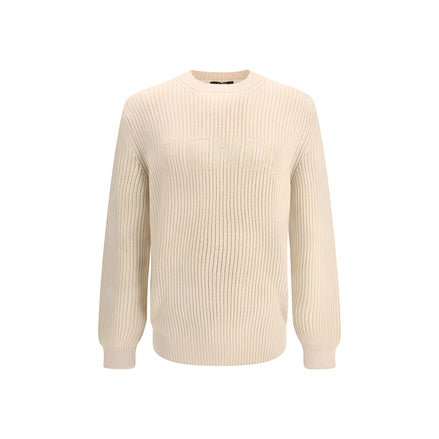 Fendi Beige Wool Sweatshirt
