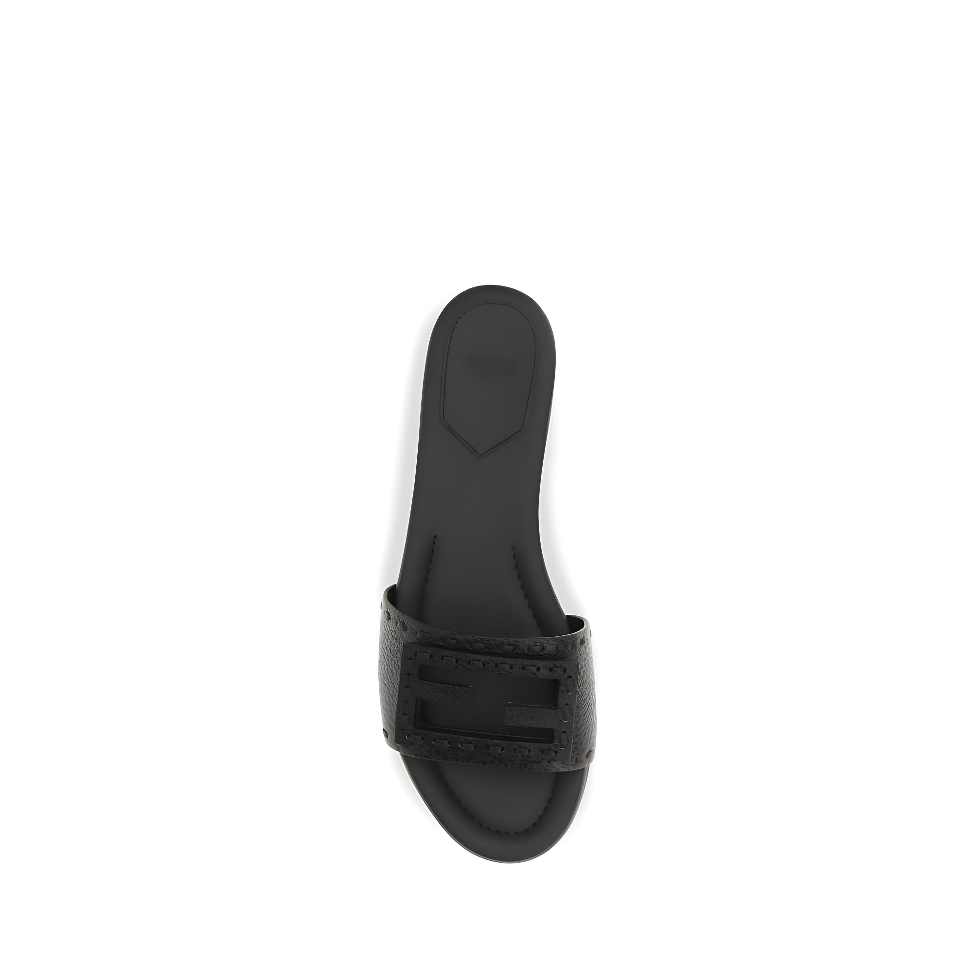 Fendi Black Baguette Sandals