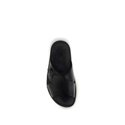 Fendi Black Slide Sandals