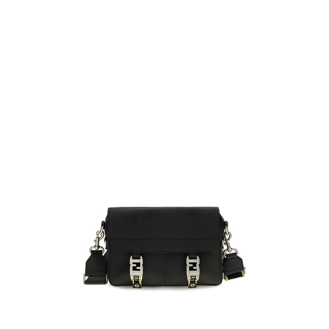 Fendi Black Leather Crossbody Bag
