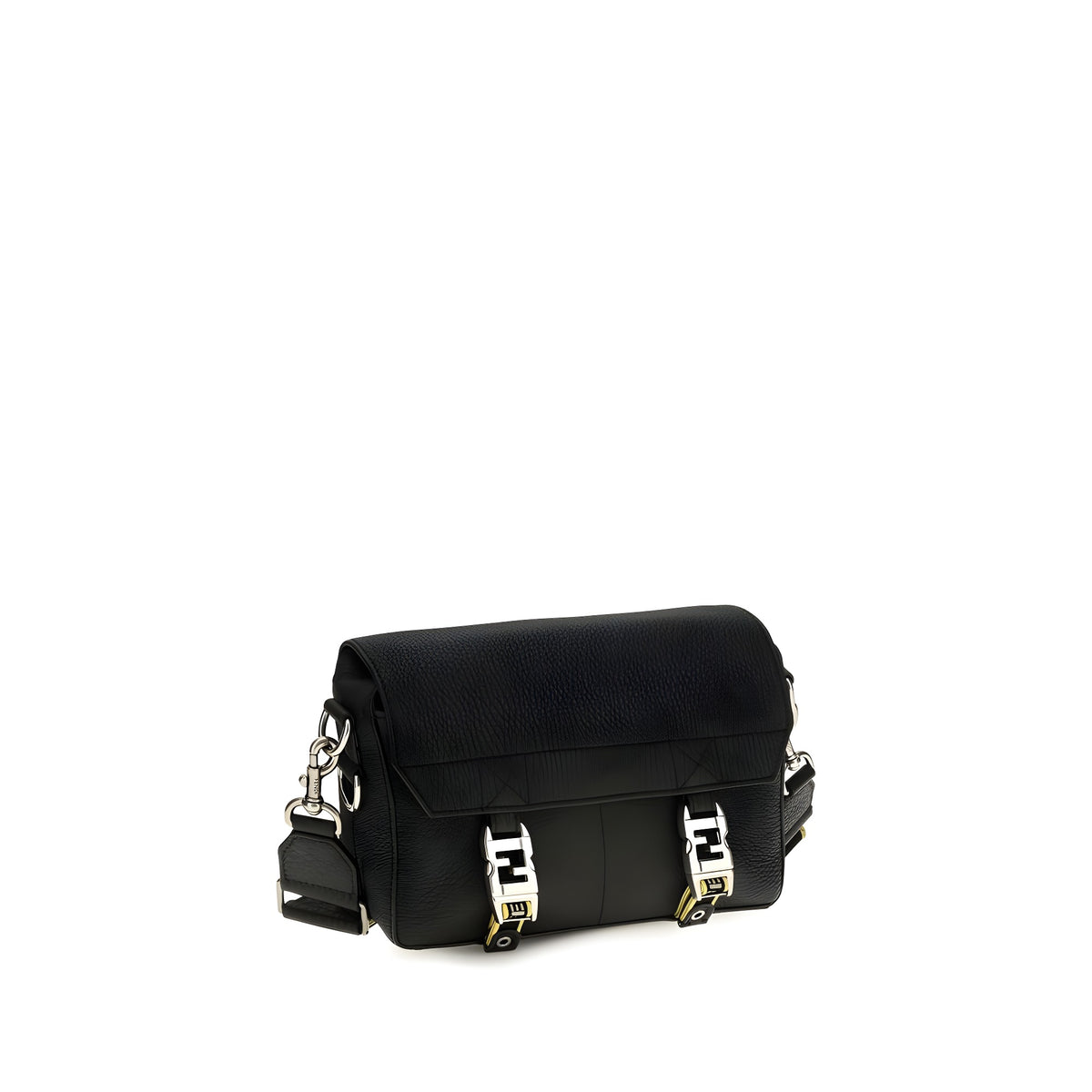 Fendi Black Leather Crossbody Bag